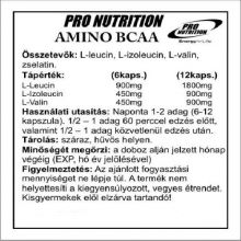 Pro Nutrition Amino BCAA 150 kapszula