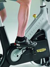 TechnoGym Excite Group Cycle Spinning kerékpár használatban